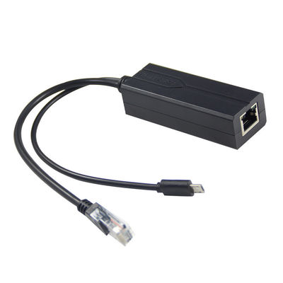 12v 2a Typ C und LAN Port RJ 45 Verbinden USB Poe Splitter für Power Over Ethernet