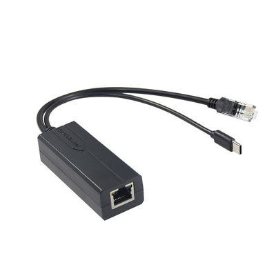 12v 2a Typ C und LAN Port RJ 45 Verbinden USB Poe Splitter für Power Over Ethernet