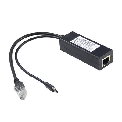 48V bis 5V 2,4A MAX POE Splitter USB-C 12W Private Mold NO Eingang 100-240V Wechselstrom 50/60Hz