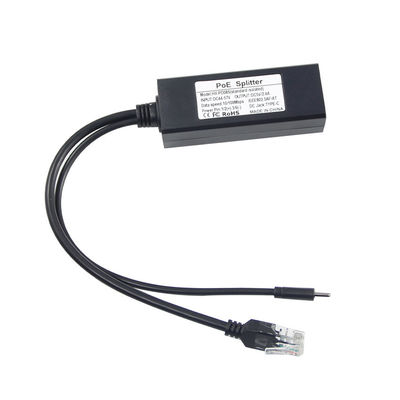 1Gbps POE Splitter USB-C Adapter IEEE 802.3af-konform für WiFi/Sicherheitskameras