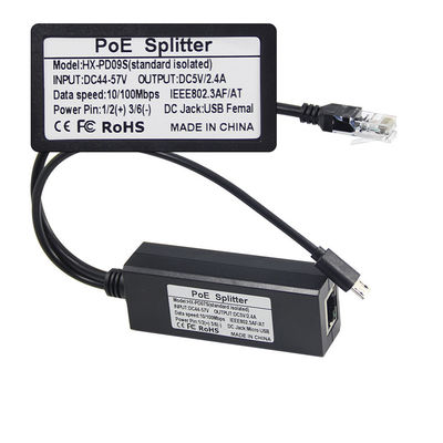 1Gbps POE Splitter USB-C Adapter IEEE 802.3af-konform für WiFi/Sicherheitskameras