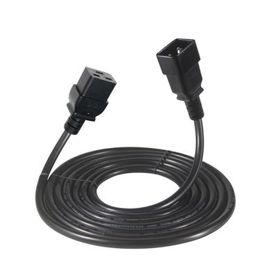 2Xc19 Stecker 20A Schwerlast Pdu 15A 250V 14 Awg bis C20 Kabel Stromkabel