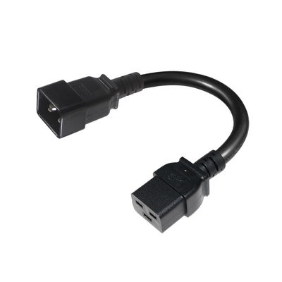 2Xc19 Stecker 20A Schwerlast Pdu 15A 250V 14 Awg bis C20 Kabel Stromkabel