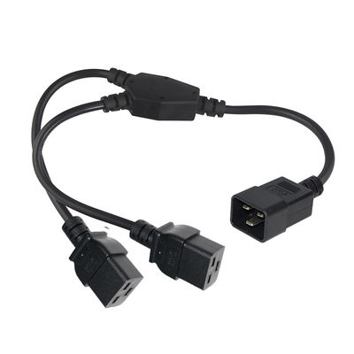 C20 auf IEC C19 Netzkabel 250V 10A H05VV-F 3G