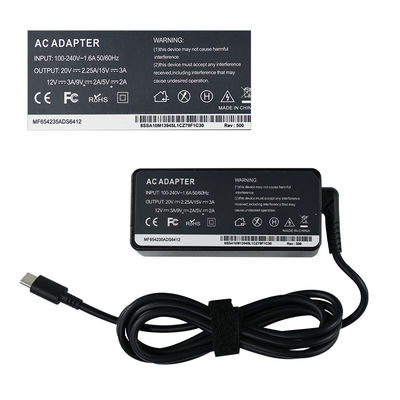 Desktop-Power-Adapter Typ-C PD 45W Laptop-Ladegerät 20V 2,25A MAX