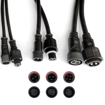 Außen IP67 wasserdichtes Steckverbinder M12 3Pin Männlich zu weiblich