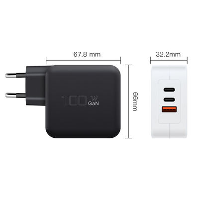 100W GaN-Ladegerät für Laptop QC3.0 Ladeanschluss 1A 2C PD OEM