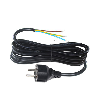 3pins H05vv-f 3g 0,75mm2 Vde Ac 3pins abgestreift und mit Zinn verknüpft