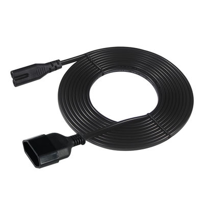 2FT VDE EU 2Pin weibliche Steckdose bis IEC 60320 C7 weibliche Verlängerungskabel
