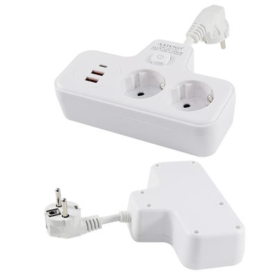 QC3.0 Schuko CEE 7/7 EU Leistungslader Umrichter 2A+1C Schnell 2500W