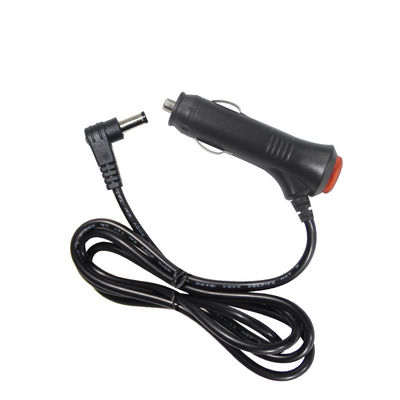 15A Sicherung Zigarettenanzünderverlängerung zum rechten Winkel DC 2,1 mm Jack Zigarrenkabel