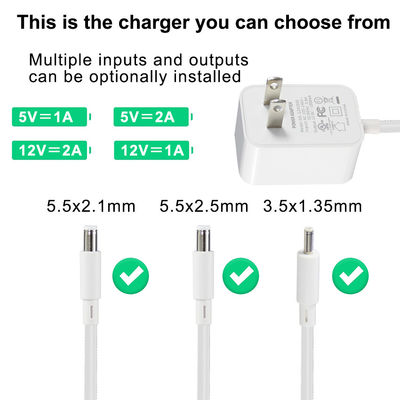 36W Typ C End Nordamerika 12V USB-C Ladegerät für schnelles Laden 1,2M Länge und AC 100-240V Eingang