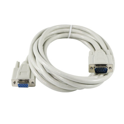DB15 Männlich-Frauen-Verlängerungskabel 6ft Kupfer PVC 220V-250V