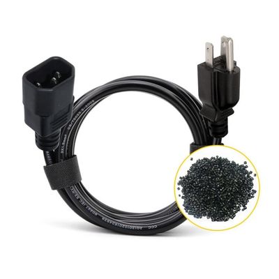 US Nema 515P bis C14 Verlängerungsleitungen Ac 3 Pin Prong Sjt Svt 16Awg Pvc UsaIec Stromkabel