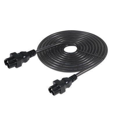 Rückziehbare 3-Pin-Stift-Verlängerung Leads Versorgung Stromkabel C6 mit C5 weiblich