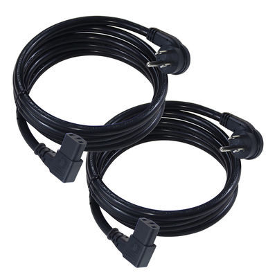 NEMA 5-15P 3Pin Stecker IEC Stromkabel mit C13 Rechtswinkel Kessel Stecker 45 Grad Biegen