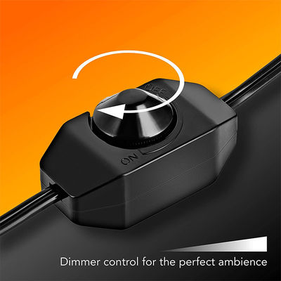 Schwarz 0,75mm CEE7/16 Stecker Eu Verlängerungsschnur E27 E 27 Hängelei mit Dimmerschalter