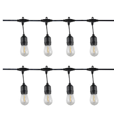 25FT 50FT 100FT G40 Globus LED-String-Lichter Terrassenlampe Kabelschnur Für Hochzeitsfeier im Freien