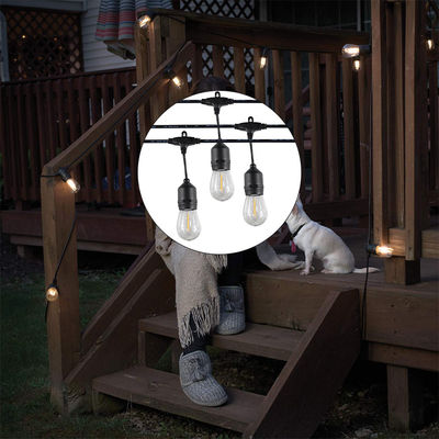 25FT 50FT 100FT G40 Globus LED-String-Lichter Terrassenlampe Kabelschnur Für Hochzeitsfeier im Freien