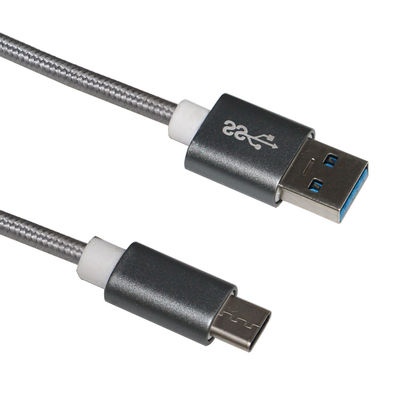 USB-Überstromschutz Typ bis c 3.0 USB-C-Datenkabel 5Gbps Hochgeschwindigkeit 3A Schnellladung Überstrom für Großhandel