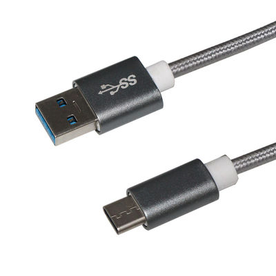 USB-Überstromschutz Typ bis c 3.0 USB-C-Datenkabel 5Gbps Hochgeschwindigkeit 3A Schnellladung Überstrom für Großhandel