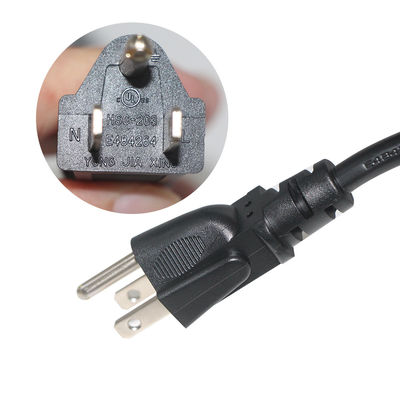Universal NEMA 5-15P bis IEC C13 Stromkabel 10A 250V UL Zertifiziert für Computer/Server/Medizintechnik