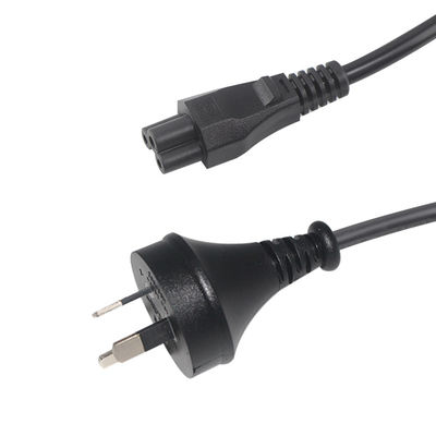 SAA-zertifizierte AU 3P bis IEC C5 Stromkabel 2,5A 250V, 0,75mm2 H05VV-F für Laptop/Drucker (3ft-15ft)