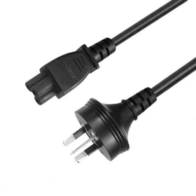 SAA-zertifizierte AU 3P bis IEC C5 Stromkabel 2,5A 250V, 0,75mm2 H05VV-F für Laptop/Drucker (3ft-15ft)