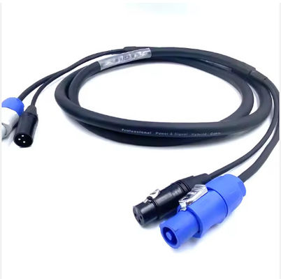 SAC3FCA zu SAC3FCB Professional Plus 3 Pin Powercon Dmx Combo Kabel Kombi Powercon