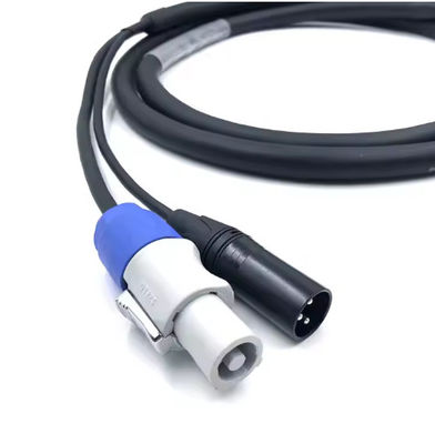 SAC3FCA zu SAC3FCB Professional Plus 3 Pin Powercon Dmx Combo Kabel Kombi Powercon
