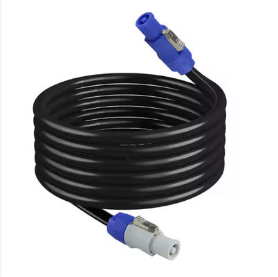 Flammschutzfähige Audio-Stromversorgung für industrielle Bühnen 15A Nennstrom 3-Pin IP44-Nennverriegelung PowerCON-kompatibeler Steckverbinder
