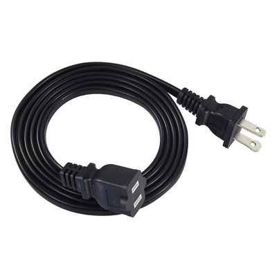 Schlankes 15A 125V Ersatzteil-Stromkabel NEMA 1-15P bis 1-15R Verlängerungskabel für kleine Elektronik-/Portable Devices