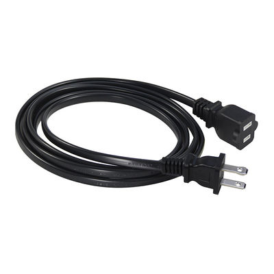 Schlankes 15A 125V Ersatzteil-Stromkabel NEMA 1-15P bis 1-15R Verlängerungskabel für kleine Elektronik-/Portable Devices