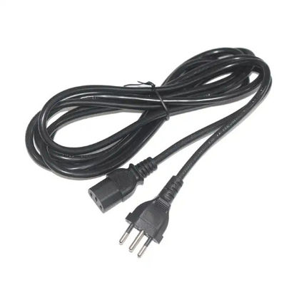 Schweizer SEV bis C13 Stromkabel 1,2M Schwarz PVC RoHS-konform