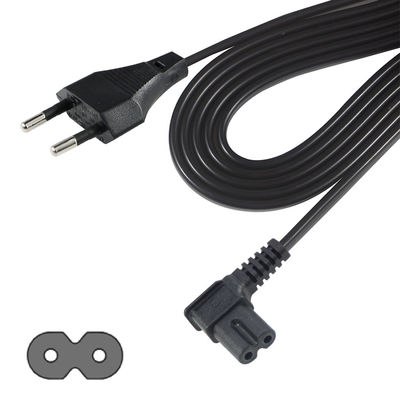 EU 2Pin zu C7 Stromkabel für Laptop/Monitor/TV VDE zugelassenes Dämmmaterial PVC/Kautschuk