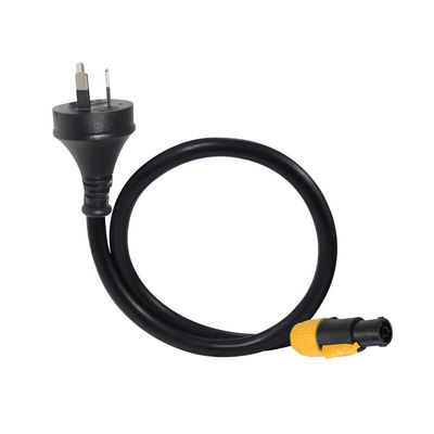 Hochwertiges AS/NZS 3112 Zertifiziert auf XLR3 Weibliches Stromkabel 10A 250V Schwerlast für professionelle Audiogeräte, Bühnenanwendung, DJ-Geräte