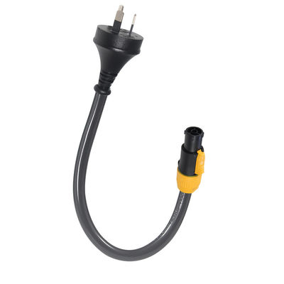 Hochwertiges AS/NZS 3112 Zertifiziert auf XLR3 Weibliches Stromkabel 10A 250V Schwerlast für professionelle Audiogeräte, Bühnenanwendung, DJ-Geräte