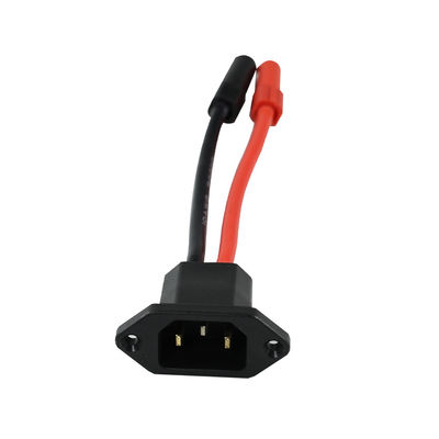 C14 bis XT150 Stromkabelverbindungskit mit männlichem (schwarz) und weiblichem (rot) Strom für Solarenergiesysteme/Elektrofahrzeuge - 14AWG-Schwerleitungen