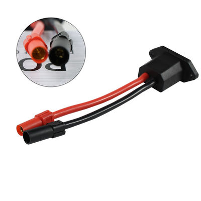 C14 bis XT150 Stromkabelverbindungskit mit männlichem (schwarz) und weiblichem (rot) Strom für Solarenergiesysteme/Elektrofahrzeuge - 14AWG-Schwerleitungen