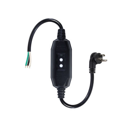 Industrielle Schwerlastleitung 18AWG NEMA 5-15P mit RCD-Schutz und nackten Drahtenden für Maschinen/Hausgeräte