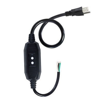Industrielle Schwerlastleitung 18AWG NEMA 5-15P mit RCD-Schutz und nackten Drahtenden für Maschinen/Hausgeräte