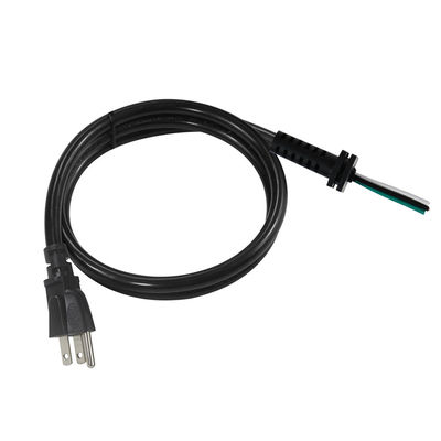 Hochflexibler SR-Stromkabel (NEMA 5-15P bis SR-Stecker für industrielle Geräte/medizinische Geräte 15A 120V 60Hz)