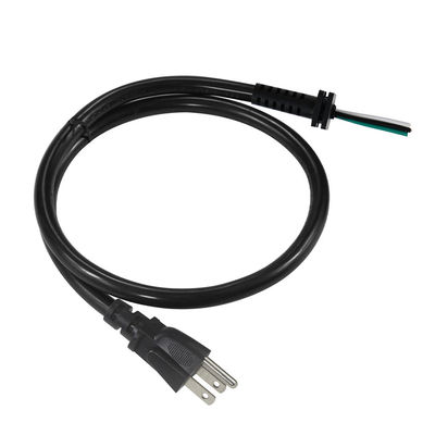 Hochflexibler SR-Stromkabel (NEMA 5-15P bis SR-Stecker für industrielle Geräte/medizinische Geräte 15A 120V 60Hz)