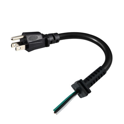 Hochflexibler SR-Stromkabel (NEMA 5-15P bis SR-Stecker für industrielle Geräte/medizinische Geräte 15A 120V 60Hz)