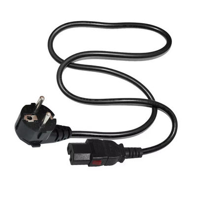 Zertifiziertes EU 2Pin bis C15 Stromkabel 10A 250V mit VDE/CE-Sicherheit für Haushaltsgeräte und Server-Rack (1.2M Heavy Duty)