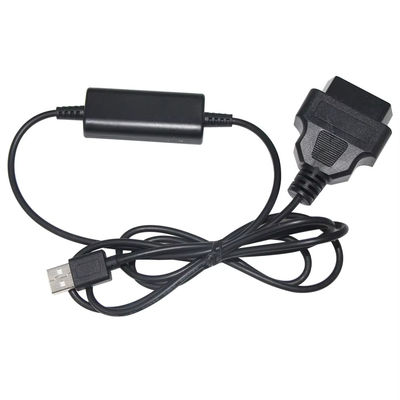 USB-zu-OBD-Spannungsauftriebskabel 5V bis 12V Step-Up-Wandler für Fahrzeugladesysteme mit Kurzschlussschutz (Eingang 5V Ausgang 12V)