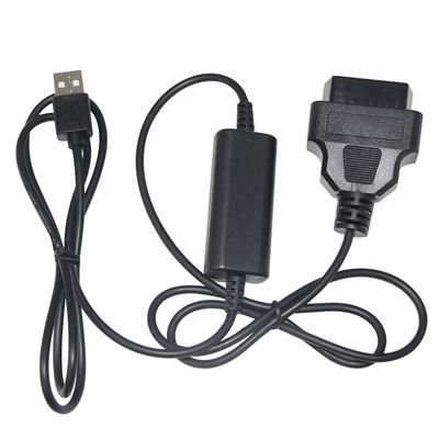 USB-zu-OBD-Spannungsauftriebskabel 5V bis 12V Step-Up-Wandler für Fahrzeugladesysteme mit Kurzschlussschutz (Eingang 5V Ausgang 12V)