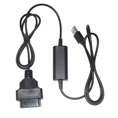 USB-zu-OBD-Spannungsauftriebskabel 5V bis 12V Step-Up-Wandler für Fahrzeugladesysteme mit Kurzschlussschutz (Eingang 5V Ausgang 12V)