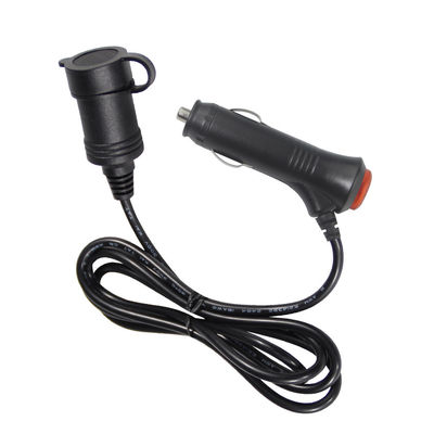 12V/24V Autosigarette-Züchter-zu-Steckdose-Verlängerungskabel mit doppelten USB-Anschlüssen für Ladegeräte für Wohnwagen 10A 3Meter CE-zertifiziert