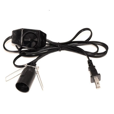 NEMA 1-15P bis E14 Steckdose-Adapterkabel mit Dimmer, Stromanschlussumrichter für Glühlampenhalter SPT-2 18AWG